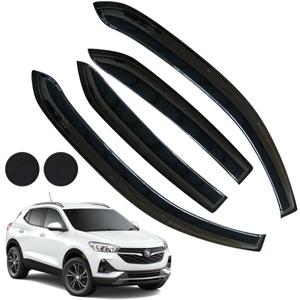 Rain Guards for Buick Encore 2013-2022/Chevrolet (Chevy) Trax 2014-2022, Tape-on Side Window Deflectors for Buick Encore, Window Visors for Chevrolet Trax, Car Accessories, 4 pcs