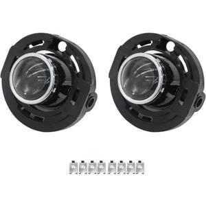 Pair Fog Lights Assembly Compatible with 2014-2020 Grand Cherokee 2021 Cherokee Left and Right Front Fog Lamps Clear 5182021AB 108A125OEU