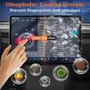 Screen Protector For Tesla Model Y Juniper Accessories 2025 2026/For Tesla Model 3 Highland Accessories 2024 2025 2026 [No Glare/Anti-Fingerprint] 15.4" 8" Glass Protector Matte