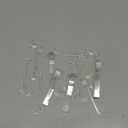 12 Pieces 3. 25 Inch Valance Clips for Blind Window Blinds Hidden Clip Clear Plastic for Horizontal Blinds Retainer Holder, Hidden Valance Clips