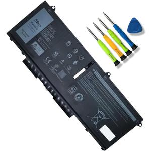 JOTACT 07KRV 58Wh Battery Replacement for Dell Latitude 5530 5430 5330 Precision P137G004 P137G006 3570 P104F005 P104F006 Laptop Series Notebook H4PVC O7KRV 0H4PVC Y86WG 0Y86W 15.2V 3625mAh 4-Cells