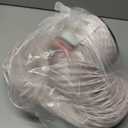 Electric Fence Wire 1312 ft 400m, 1/6 inch (4mm) Electric Fence Rpoe 6 Braided Copper and stainlee Steel Providing 4X More Conductivity Than polywire, High Strength 200kg,Temporary Fence for Horse (Red)