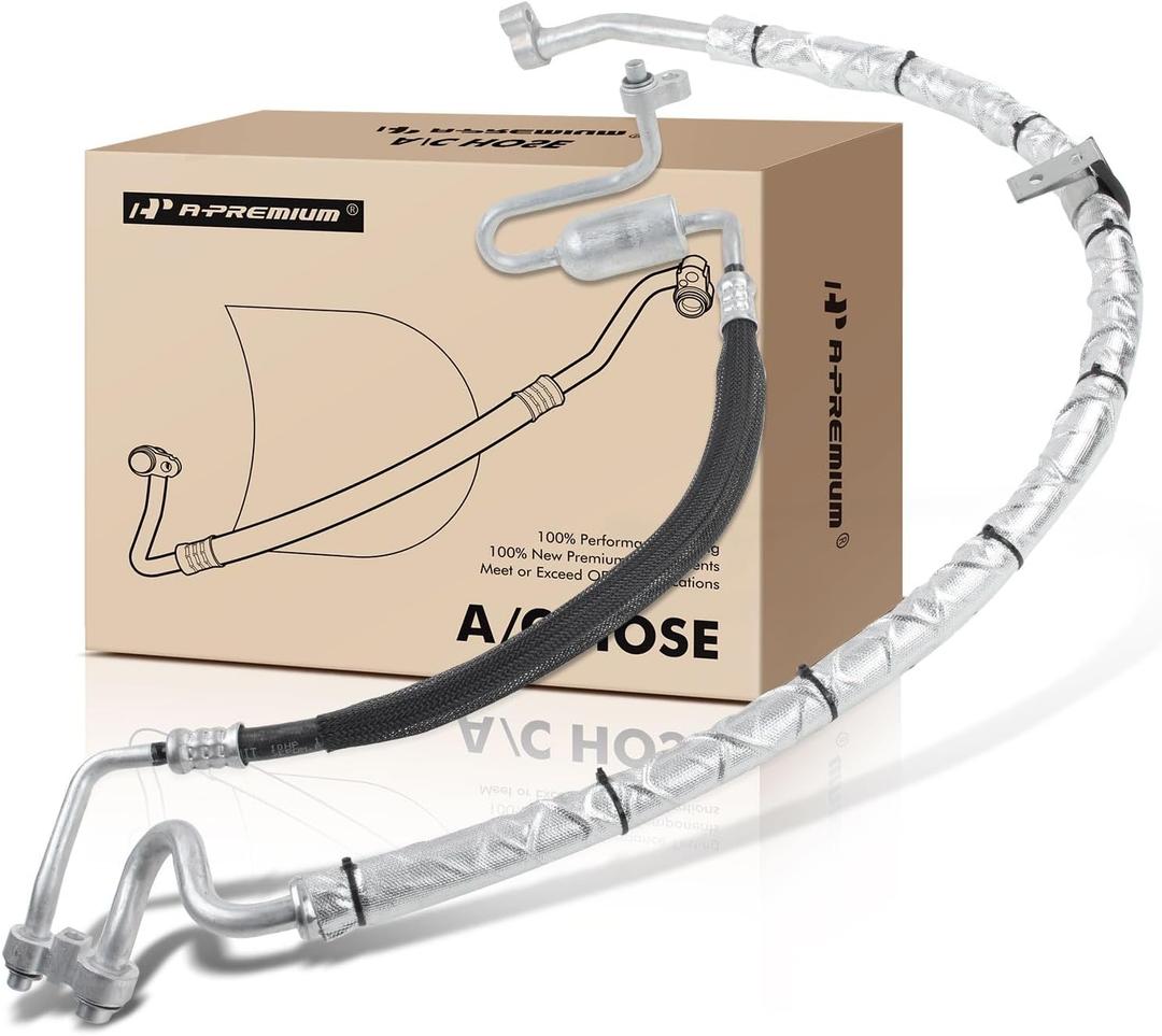 A-Premium A/C Suction Hose & Discharge Line Hose Assembly Compatible with Ford Fusion 2010-2012 & Mercury Milan 2010-2011, V6 3.0L