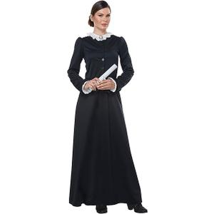 California Costumes Women's Susan B. Anthony - Harriet Tubman - Adult Costume Adult Costume, Black/White, Size: Child Medium (8-10), Moyen(8-10)