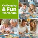 500 Piece Puzzles for Adults Clearance, Stained Glass Style Octopus Jigsaw Puzzle Beautiful Ocean Art Challenging Art Puzzle for Gifts Party Games Family Fun, 23" X 15" Dust Free