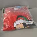 Disney family matching sweatshirt Stitch Mickey Spiderman print long sleeve winter Christmas mom dad kids loose fit red (Red, L)