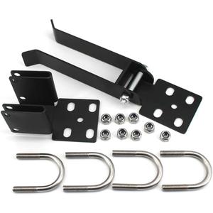 Double Gate Latches with Padlock Holes Adjustable Chain Link for 1.375in Frame