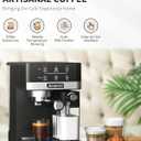 Amaste Espresso Machine, 20 Bar Cappuccino Machine With Touch Screen, Espresso Machine with Milk Frother for Home, 3-in-1 Latte Machine With Milk Tank for Espresso, Cappuccinos & Lattes, 1350W