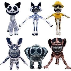 Zoonomaly Plush, 6PCS Zoo Anomaly Horror Game Plush Toy, 14 inch Smile cat Zookeepers Plushies Stuffed Animal Plush for Boys Girls Adults and Fans Gift (New 6 PCS)
