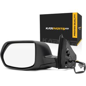 For Honda CR-V 2007 08 09 10 2011 Door Mirror Driver Side | Power | Non-Heated | Manual Folding | Textured Black | Replacement For 76250SXSA01 | HO1320226