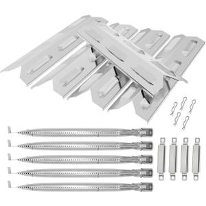 Grill Parts for Kenmore 5 Burner Grill 146.23680310, 146.47469610, 146.30213510, 146.47468610, 640-05057375-7, Heat Plate & Burner Kit for Kenmore Grill Replacement Parts