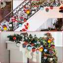 2 x Shellwei 24 Pack Christmas Cartoon Ornament Wooden Inspired Cartoon Hanging Xmas Party Tree Ornament Western Cowboy Christmas Supplies for Crafts Holiday Decor