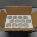 12 Pcs Clear Glass Votive Candle Holders, Tealight Candle Holders for Table Centerpieces, Vintage Candle Holder Bulk, Boho Wedding, Home, Bridal Shower, Birthday Party Table Decor (Clear)