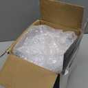 FOCUSLINE 100 Count Clear Plastic Plates 7 Inch, Disposable Salad Dessert Plates - Premium Clear Hard Plastic for Weddings, Parties and Events