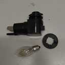 TWDRTDD Plug in Night Light, Adjustable E12 Base Socket with On/Off Switch for Making Decorative Night Lights (Black,1-Pack)