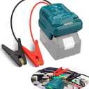 Car Jump Starter Adapter for Makita 18V Li-ion Battery,Automotive Batteries Booster with 12V Jumper Cable Clamps for 3.5L Vehicles,Portable Car Charger Jump Starter (Battery Not Included)