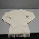 Indera Men's Heavyweight Cotton Waffle Thermal Underwear Crew Top (Medium, Natural)