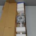 Combuh LED Bathroom Vanity Light Bar 24Inch 14W IP44 Chrome Shining Over Mirror Lighting Fixture Indoor Wall Sconces Modern Bright White 4000K