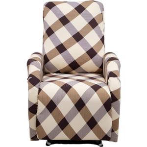 Recliner Chair Covers 4 Pieces Waterproof Small Recliner Sofa Slipcover Stretch Recliner Slipcover for Lazyboy Recliner Chair with Storage Pocket Furniture Protector for Living Room(A03) Recliner Chair Covers 4 Pieces Waterproof Small Recliner Sofa Slipcover Stretch Recliner Slipcover for Lazyboy Recliner Chair with Storage Pocket Furniture Protector for Living Room(A03)