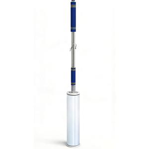 Heavy Duty Stretch Film Dispenser Pole Holder - 48"Long Reaching Industrial Handle for Stretch Wrapping - Fits Rolls 2" to 3" Diamater Cores & Lengths from 12" to 24" - Pallet Wrap (48-inch)