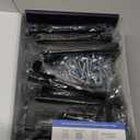 Ravinte 30 Pack Black Cabinet Pulls 4 Inch Square Cabinet Handles Matte Black Kitchen Hardware for Cabinet Square Drawer Pulls