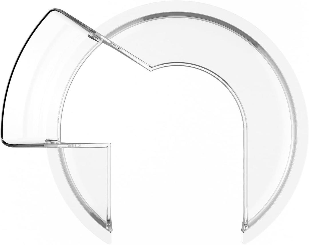 KSMBLPS Pouring Shield for Kitchenaid Mixer, Splash Guard for Kitchenaid 5.5-8 Quart Bowl-Lift Stand Mixer and Stainless Steel Mixer Bowl, For Kitchenaid Attachments