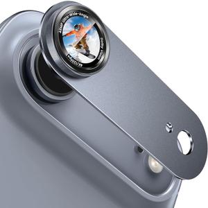 3 x Goton Compatible for iPhone Air Camera Lens Protector 2025, 1-Pack Aluminum Alloy Metal Cover with HD Tempered Glass for iPhone 17 Air, Pro Camera Style, Shatter-Resistant, Scratch-Proof (Blue)