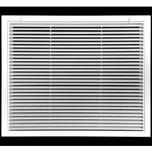 48" X 24" Aluminum Return Filter Grille - Easy Airflow - Linear Bar Grilles [Outer Dimensions: 49.75w X 25.75h]