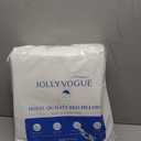 JOLLYVOGUE Pillows Standard Size Set of 4, Collection Bed Pillows for Sleeping, Hotel Quality Pillows for Side, Back and Stomach Sleepers, Soft Supportive Oeko-Tex Certified Down Alternative Filling