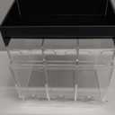 CHEPULA 3-Slot Booster Pack Dispenser, Card Dispenser Storage, Acrylic Booster Box for Trading Card/Sports Booster Packs (Top lid-opening)