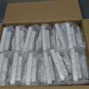 12 x Solar Post Cap Lights Outdoor, 12 Pack Upgraded Waterproof Deck Fence Post Solar Lights for 3.5x3.5 4x4 5x5 Vinyl/Wood Posts, 10-12 Hours Warm/Cool White Glow for Garden/Patio/Porch - White