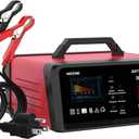 NOONE 2A/10A Car Battery Charger, 6V/12V Battery Charger Automotive, Motorcycle Trickle Charger, Desulfator Float Charger and for AGM, EFB, STD,Lead Acid Batteries
