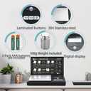 Weigh Gram 200g Digital Pocket Gram Scale 0.01g Accuracy, 200g x 0.01g Mini Digital Grams Scale, Small Food Scale, Jewelry Scale, Ounces Grains Scale With100g Calibration Weight