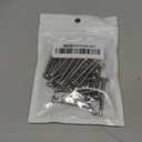 30PCS #12 X 1-3/4" Hex Socket Self Tapping Screws, 410 Stainless Steel Sheet Metal Flat Head Drilling Screw Self-Tapping Screws High-Strength Fast Sheet Metal Screws (5/8" to 1-3/4")