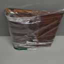 Leather 3 Ring Binder Fits 8.5"x11" Letter Size Paper, 1 Inch Round Ring Binder Holds 200 Sheets, Notepad Paper Cover Loose Leaf Organizer, Brown Tree