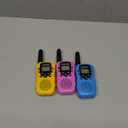 Walkie Talkies for Kids Stocking Stuffers Toys for 3-12 Year Old Boys Girls, 3 Miles Range Walkie Talkie to Camping, Outdoor, for 3 4 5 6 7 8 9 Year Old Boy Girl Gifts Age 6-8 (Blue&Pink&Yellow)