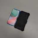 Tekcoo Holster Clip for Galaxy A15 5G Case [Tshell] Shock Absorbing [Built-in Screen] [Kickstand Locking Belt] Carrying Secure Swivel Defender Full Body Cover for Samsung Galaxy A15 5G Blue