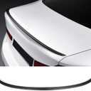 KHK G30 Trunk Spoiler, Carbon Fiber Pattern Car Rear Trunk Tail Spoiler,M5 Style Rear Wing Spoiler Fits for 2017-2023 BMW 5-Series G30 520i 530i 540i / F90 M5 Sedan