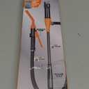 iweoci Electric Fuel Transfer Pump, 3GPM Portable Fluid Transfer Siphon Pump with Oil Pipeline, Battery Gas Pumps with Adjustable Flow Control Nozzle for Car/ RV(Orange)