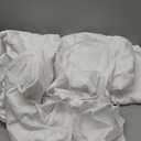 Fitable 6 Pack White Round Tablecloths - 120 Inches in Diameter - Stain Resistant and Washable Table Clothes, Polyester Fabric Table Covers for Wedding, Party, Banquet, Formal Events