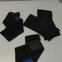 Tarpop Juego de 2 pares de tobilleras para nios, estabilizador de soporte de pie, protector de manga de tobillo de punto, calcetines de compresin para prevencin de lesiones (negro, L)