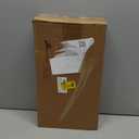 Plant Basket with Stand Indoor Planter Pot Holder Sturdy Jute Rope Modern Woven Basket, Cotton Rope Woven Pot with Bamboo Stand(10 Inch,White and Gray)