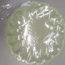 NatNarr 30 Pcs Sage Green Paper Plates 9.5 In Green Plates Disposable Heavy Duty Scalloped Party Plate with Shell Edge for Wedding Birthday Bridal Shower Baby Shower