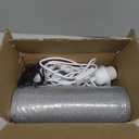 Wall Sconces Set of 2, Plug in Wall Sconces with On/Off Switch, 3-Color Selectable (3000K/4000K/6000K), Fabric Linen Lamp Shades, No Wiring Required, Ideal for Bedroom, Living Room, and Porch (Grey) (Gray)