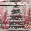 Christmas Fanny Pack Pinks Christmas Tree Snowflakes Waistpack for Men and Women Everywhere Belt Bag Crossbody Daypack Trendy Sling Chest Bag with Adjustable Strap Salerdon Cross Bag Satchel