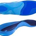 Cloudflo Plantar Fasciitis Insoles for Men Women,High Arch Support for Pain Relief,Shoe Inserts Orthotic for Flat Feet,Work Boot Insoles for Shock Absorbing Inserts (Fit for Standing All Day) B-M