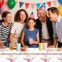 3 Pack Baby Shower Tablecloth Decoration,Watercolor Greenery A Sweet Baby Boy is On The Way Decoration,Waterproof Greenery Baby Shower Tablecloth for Gender Reveal Party (Pink)