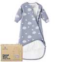 Unisex Sleeping Bag for Babies and Toddlers 1.0 Tog Sleep Sack 6-18Months,Newborn Sleep Sack, Wearable Blanket Baby,One piece Long sleeves,Gifts for Baby (Blue Sky)