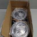 Pyrilo 38oz Ceramic Soup Bowls with Handle & Lid, Large Soup Mugs, Microwave & Dishwasher Safe Ceramic Soup Bowl for Cereal Oatmeal Ramen Instant Noodle Salad, Blue (2 Pack)