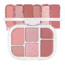 3 x All-in-One Makeup Palette  High Pigment Contour, Blush & Eyeshadow  Matte & Shimmer Finishes  Long-Lasting, Blendable & Lightweight  Professional & Daily Makeup Kit (02#, (Pack of 1))